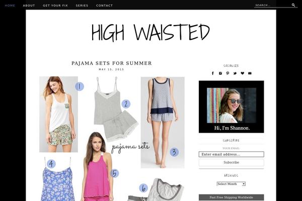 highwaistedblog.com site used Parisdarling-wp