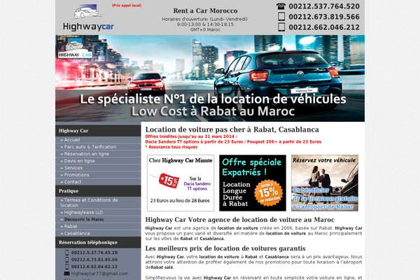 highwaycar-rabat.com site used Highway