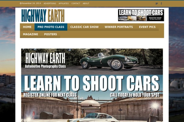 Reportage theme site design template sample