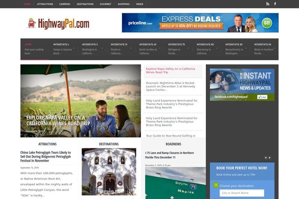 GrandNews theme site design template sample