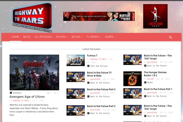 Magazin theme site design template sample