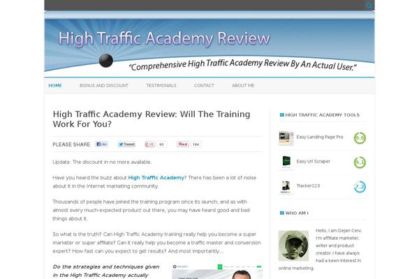 Site using Floating Social Bar plugin