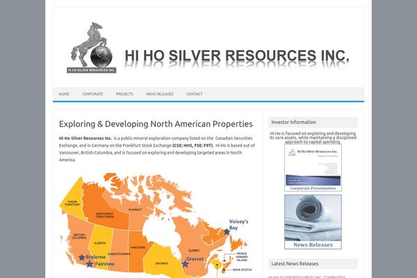 Iconic One theme site design template sample