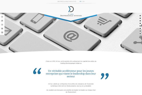 Di theme site design template sample