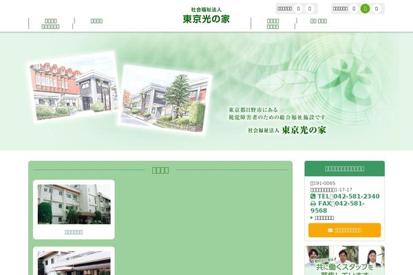 Hikari theme site design template sample