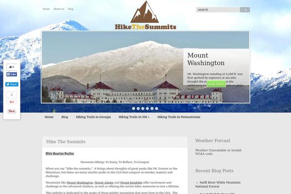 hikethesummits.com site used Wheat