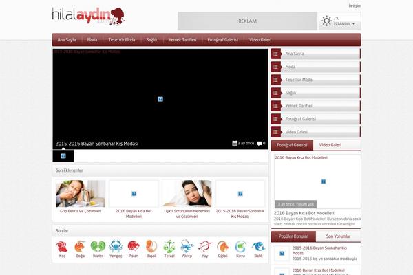 Safir theme site design template sample