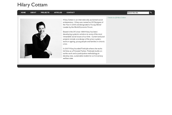 hilarycottam.com site used Flat-responsive-pro