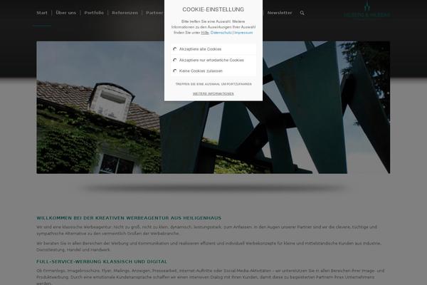 Enfold-child theme site design template sample