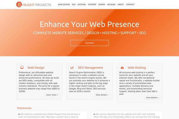 hilightprojects.com site used Hlp