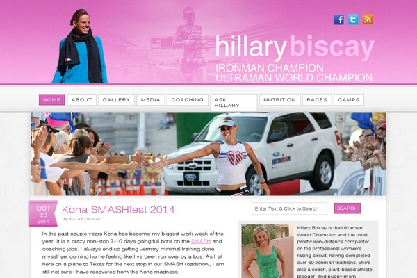 hillarybiscay.com site used Thesis 1.8.6