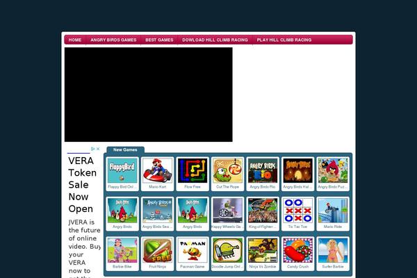 Wtb Game theme site design template sample