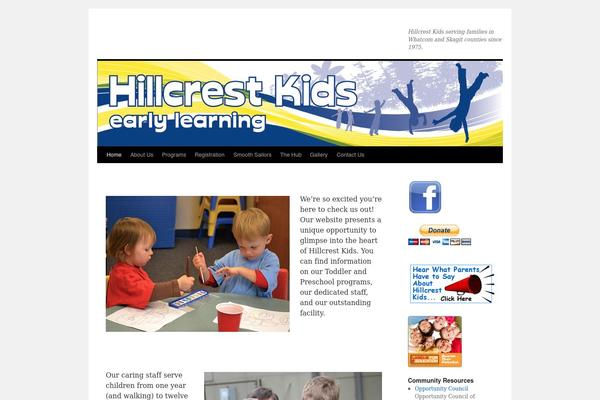 Hill theme site design template sample