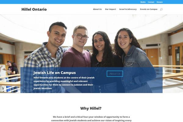 hillelontario.org site used Thrive-theme-child