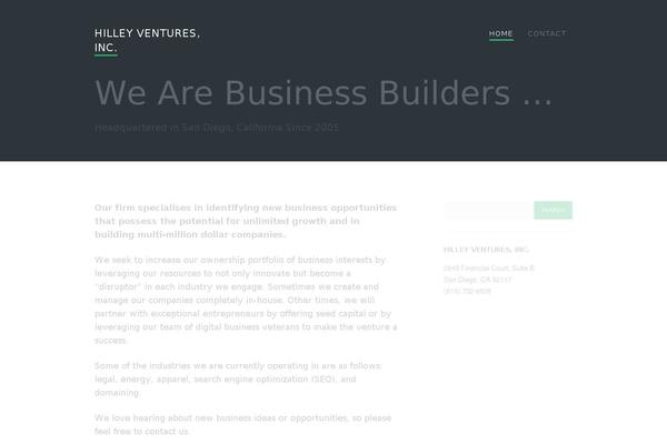 hilleyventures.com site used Ampersand
