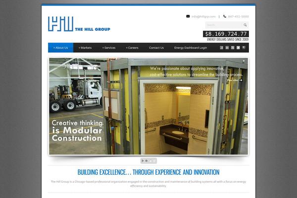 X Child theme site design template sample