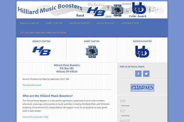 hilliardmusicboosters.org site used Streamline Pro