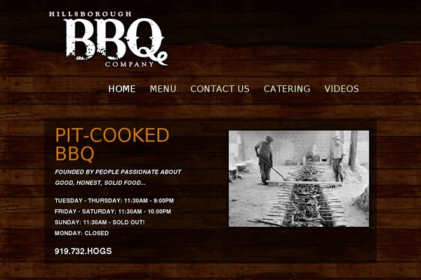 hillsboroughbbq.com site used Caffeinated