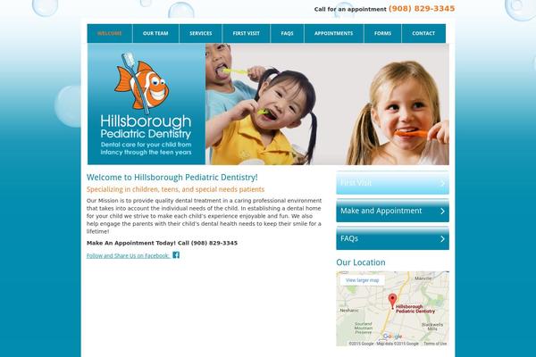 Roots theme site design template sample