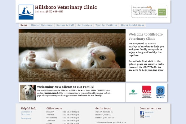 hillsborovet.com site used Ivet360-platform1