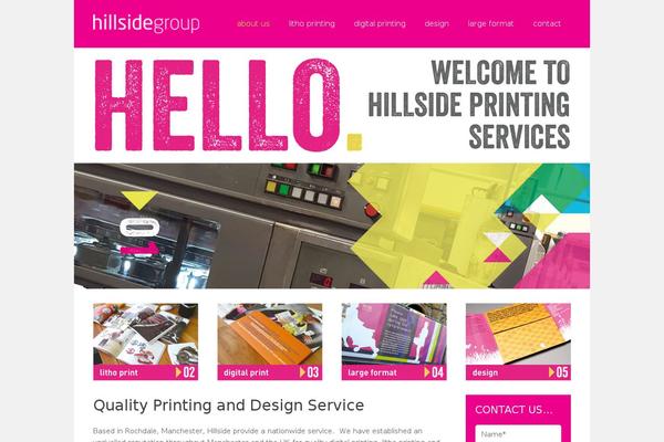 Hsg theme site design template sample