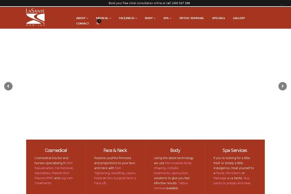 Beautypress theme site design template sample