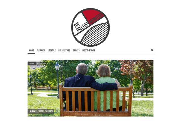 Newspaper theme site design template sample