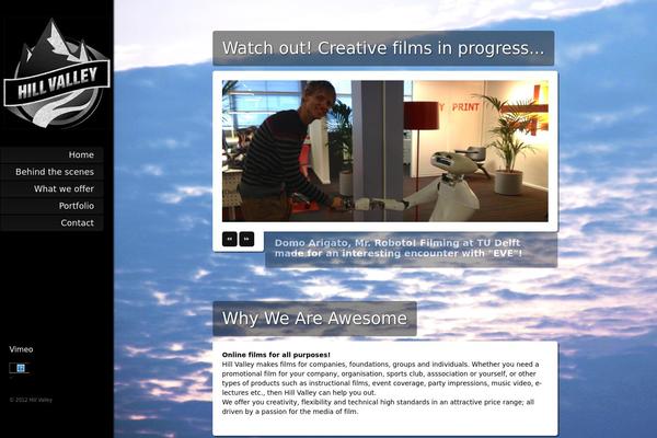 Phazed theme site design template sample