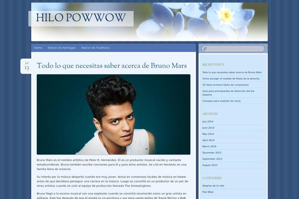 Bouquet theme site design template sample