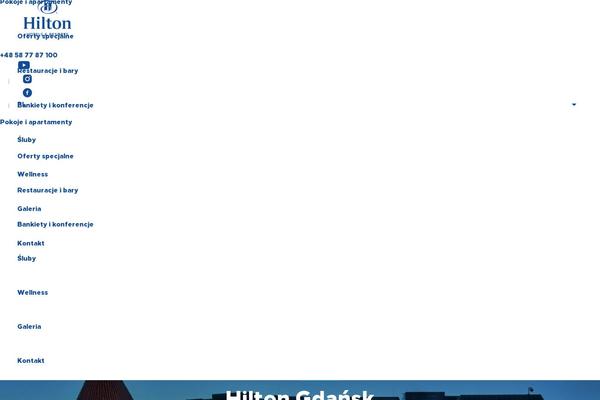 Hilton theme site design template sample