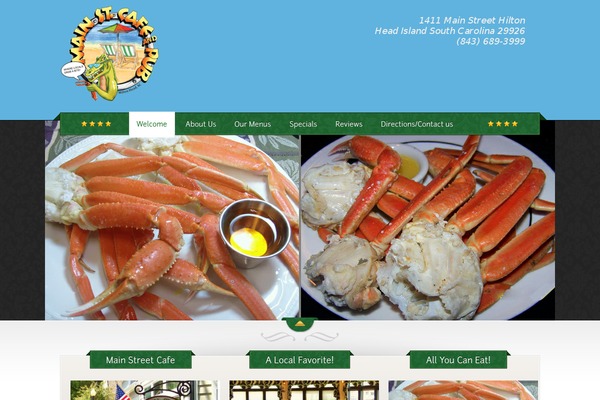 The Restaurant theme site design template sample