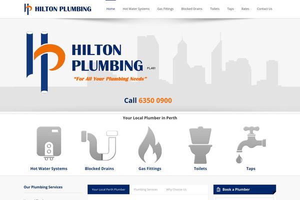hiltonplumbing.com.au site used Hilton