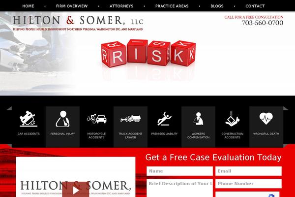 Hilton theme site design template sample