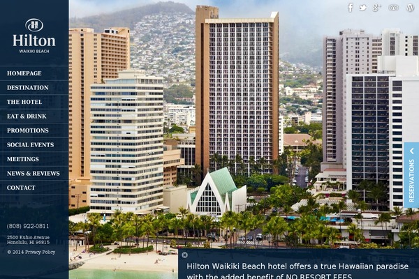 hiltonwaikikibeach.com site used Waikikibeach