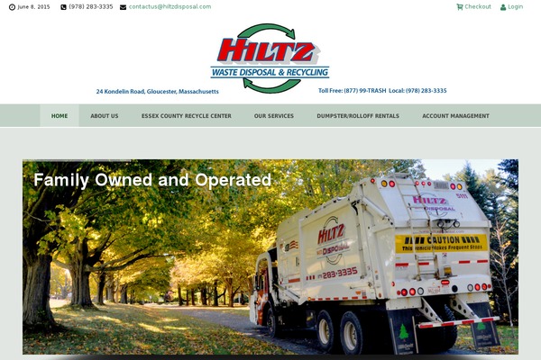 hiltzdisposal.com site used Hiltz
