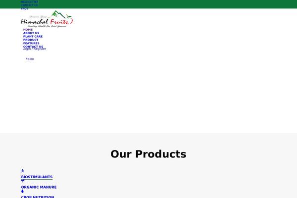himachalfruits.com site used Site-parent