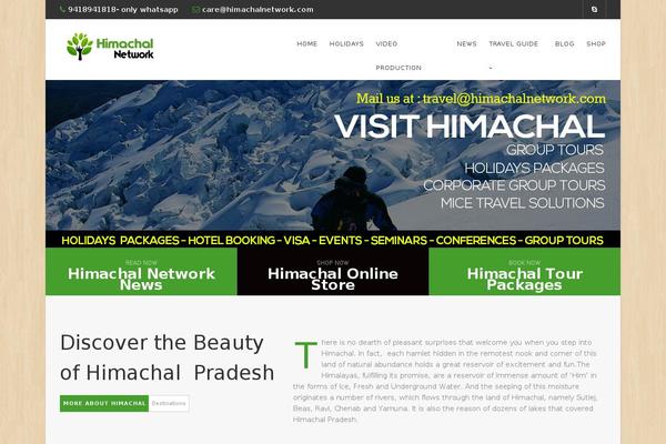 Tripster theme site design template sample