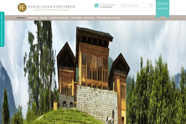 BookYourTravel theme site design template sample