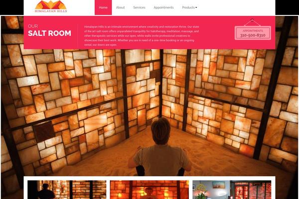Spasalon theme site design template sample