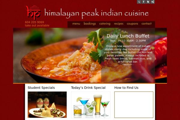 Hp theme site design template sample