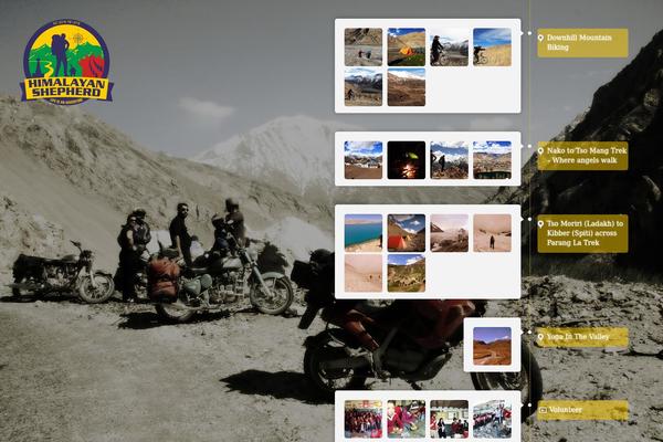 Travel theme site design template sample