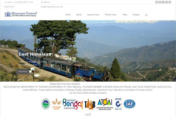 Ht theme site design template sample
