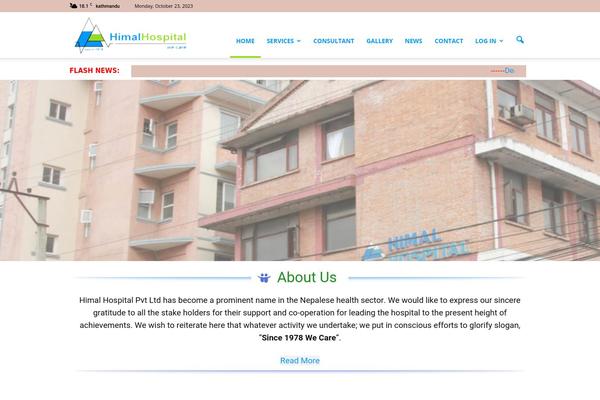 himalhospital.com site used Newspaper_v701