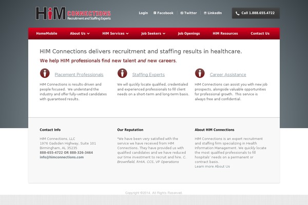 Nexus theme site design template sample