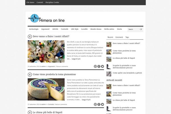 Merlin theme site design template sample
