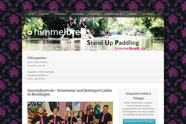 deCente theme site design template sample