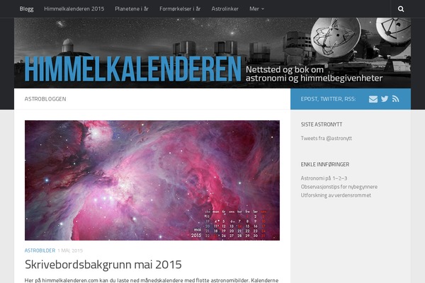 Hueman theme site design template sample
