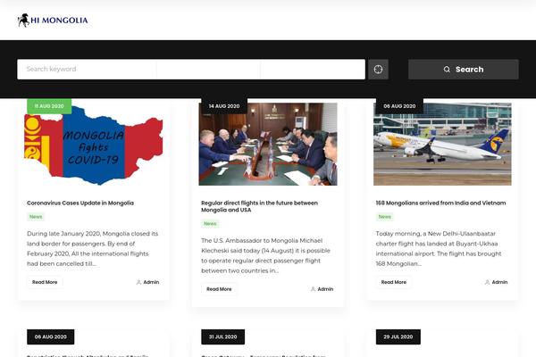 Directory2 theme site design template sample