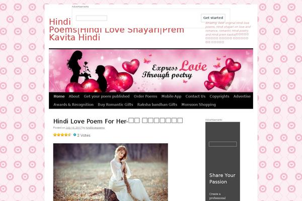 Rosalie theme site design template sample