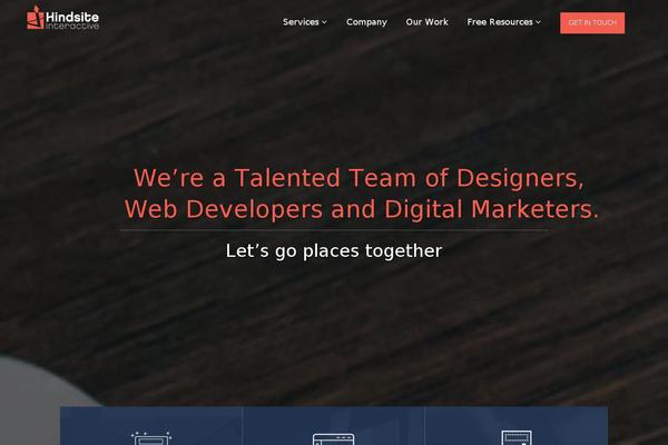Revolution theme site design template sample